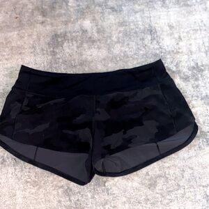 Camo Black LuLulemon speed ups shorts 8